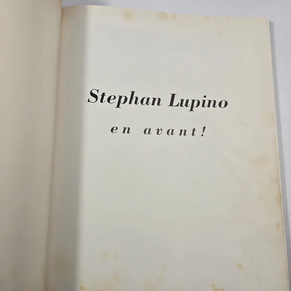 Stephan Lupino En Avant! 1988 Photography Art Book Hardcover Fashion Nudes 1stEd